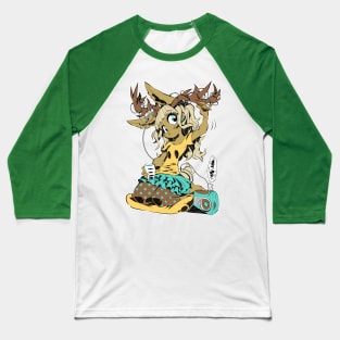 Jackalope girl Baseball T-Shirt